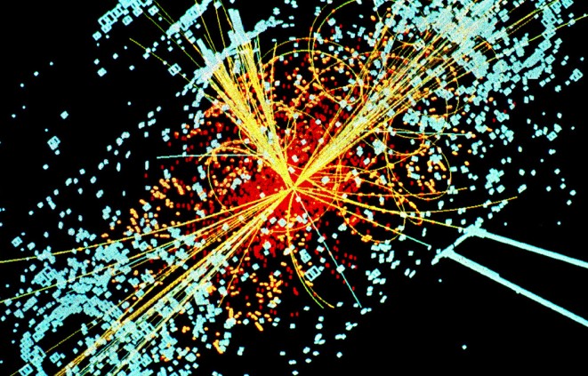 Imatge de l'experiment ALAS, del Gran Col·lisionador d'Hadrons del CERN