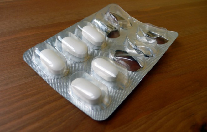 Imatge de pastilla i pastilles en envoltori