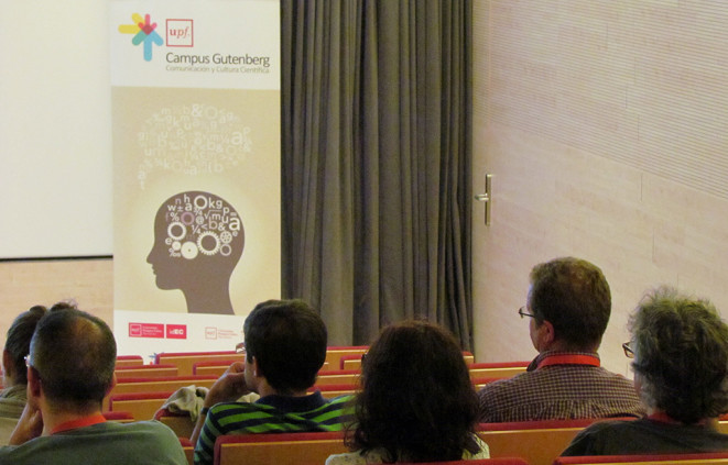 Imatge d'una sessió del Campus Gutenberg del 2014