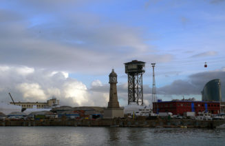 Imatge de la Barceloneta i el port de Barcelona