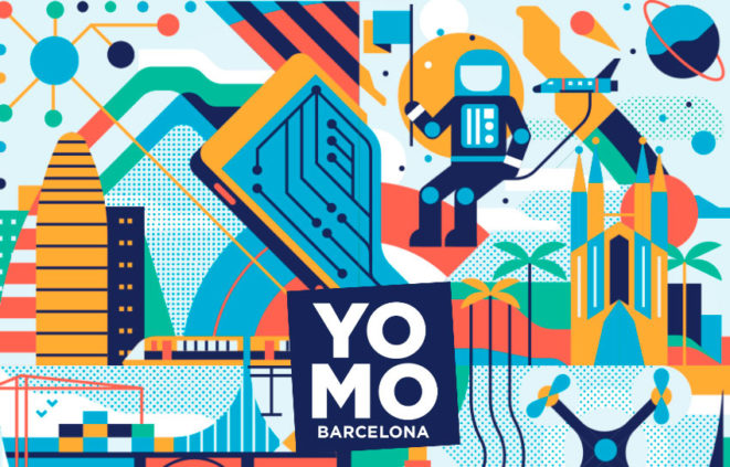 Detall del cartell del YoMo Festival