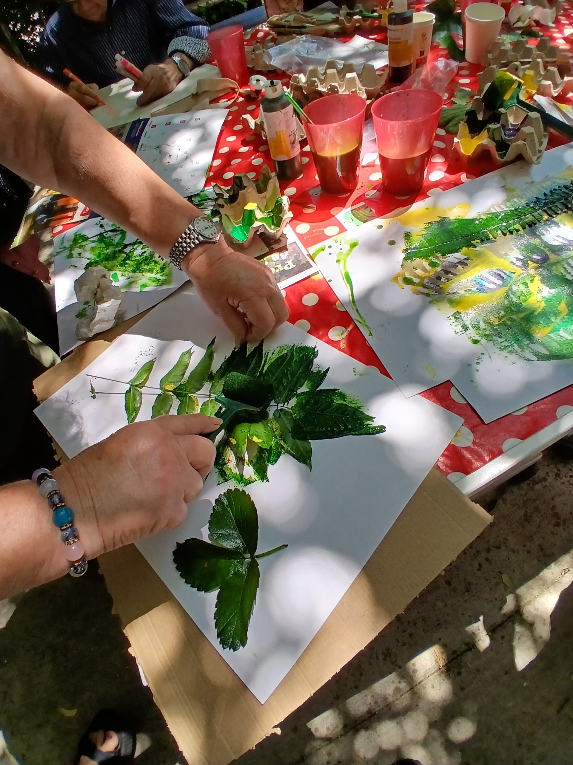 Taller: estampació botànica (Aula Ambiental Sant Andreu)