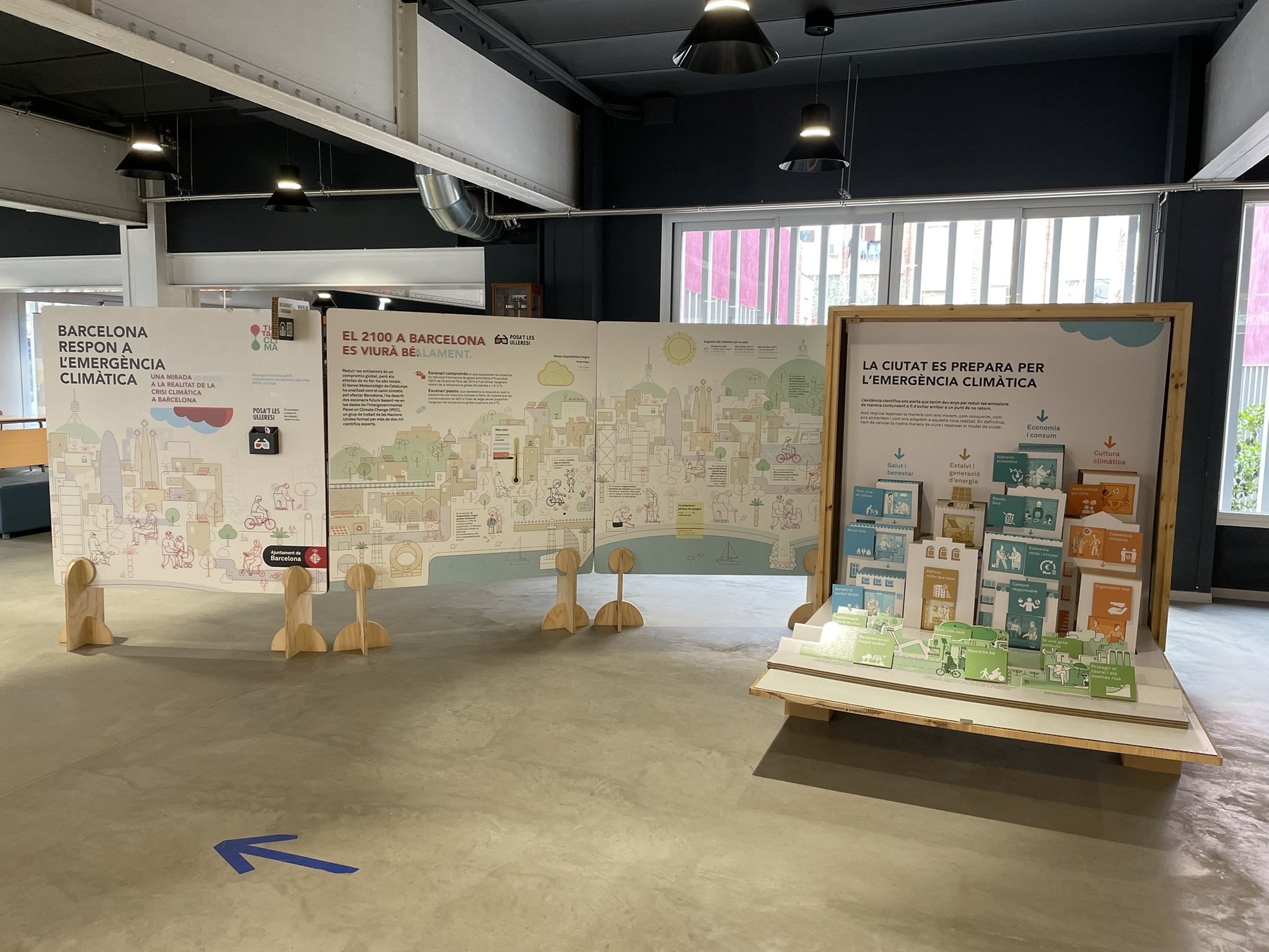 Exposició: Barcelona respon a l’emergència climàtica (Aula Ambiental Sant Andreu)