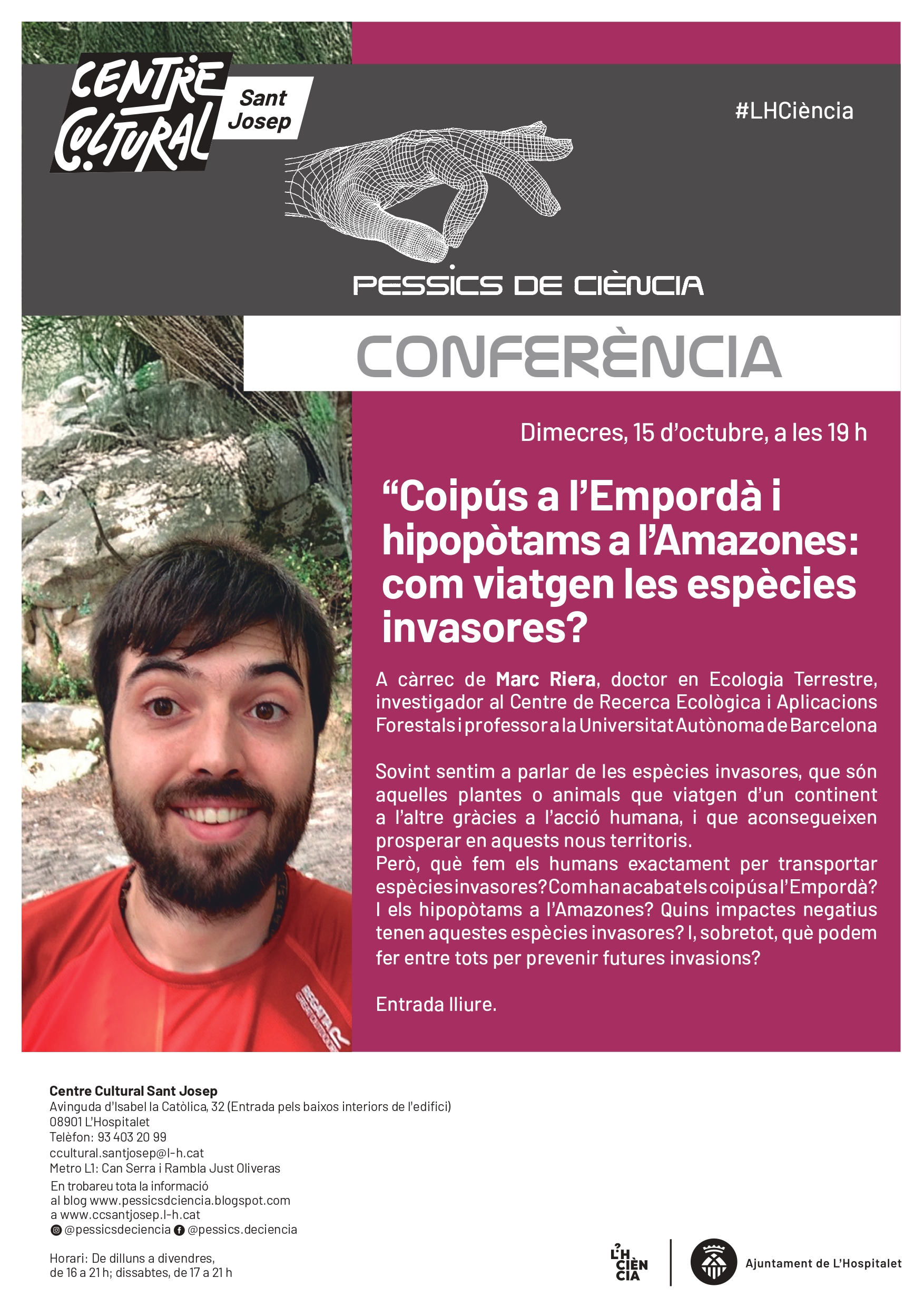 “Coipús a l’Empordà i hipopòtams a l’Amazones: com viatgen les espècies invasores?”