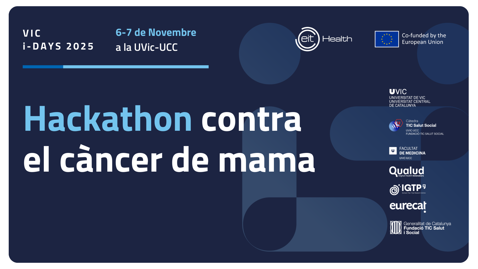 Vic iDays - Hackathon contra el càncer de mama