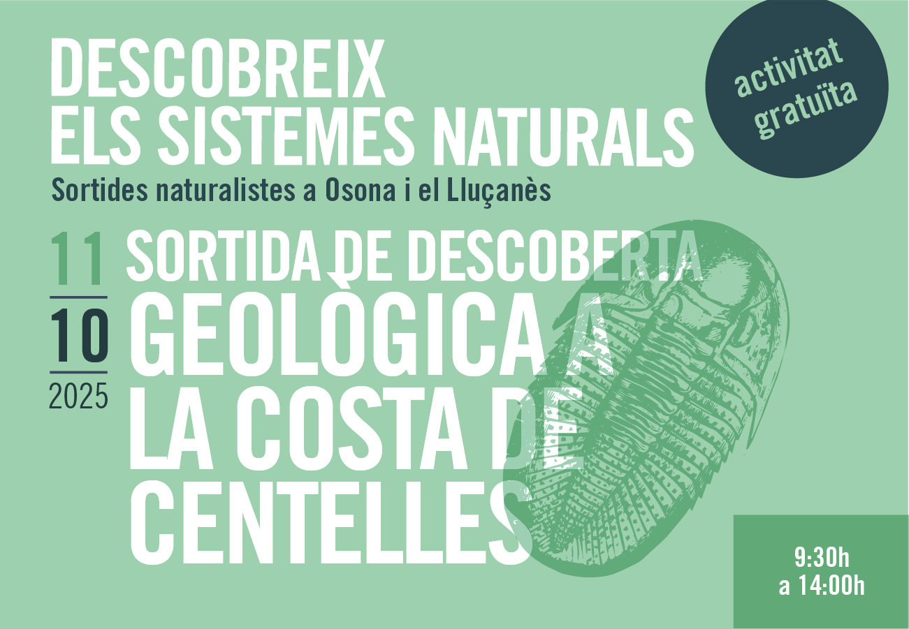 Sortides naturalistes a Osona. Descoberta geològica a la costa de Centelles