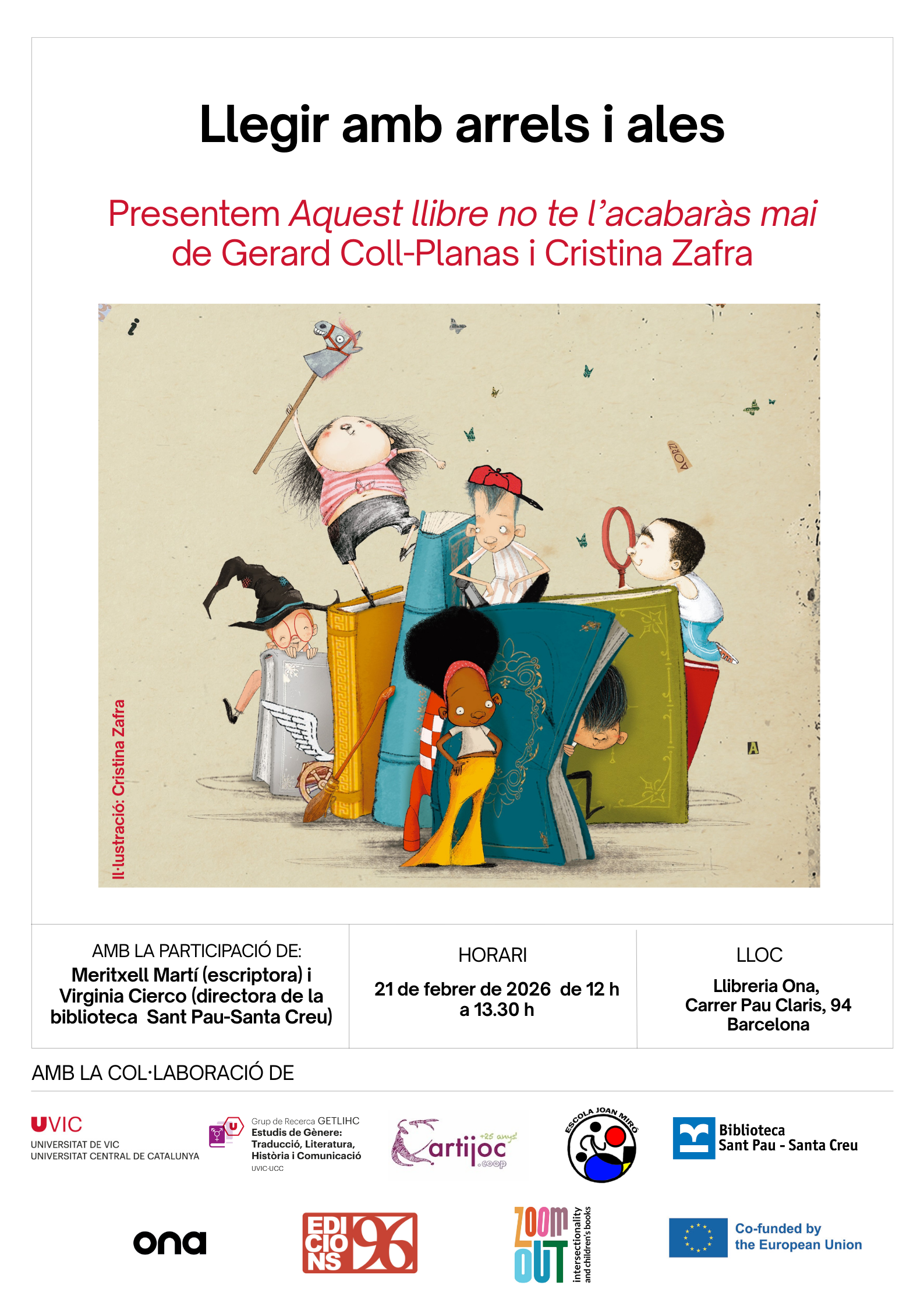 Presentació del llibre “Aquest llibre no te l'acabaràs mai”