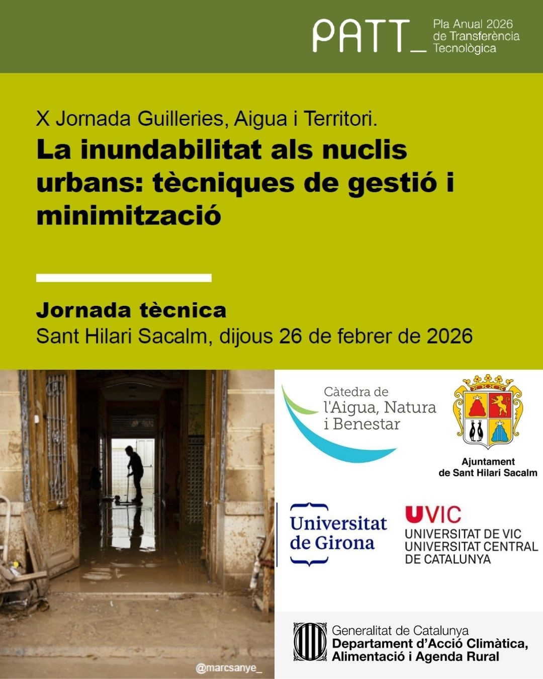 Jornada Tècnica Guilleries, Aigua i Territori. La inundabilitat als nuclis urbans: tècniques de gestió i minimització