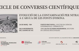 Evolució de la contaminació per nitrats a l’aigua de les fonts d’Osona