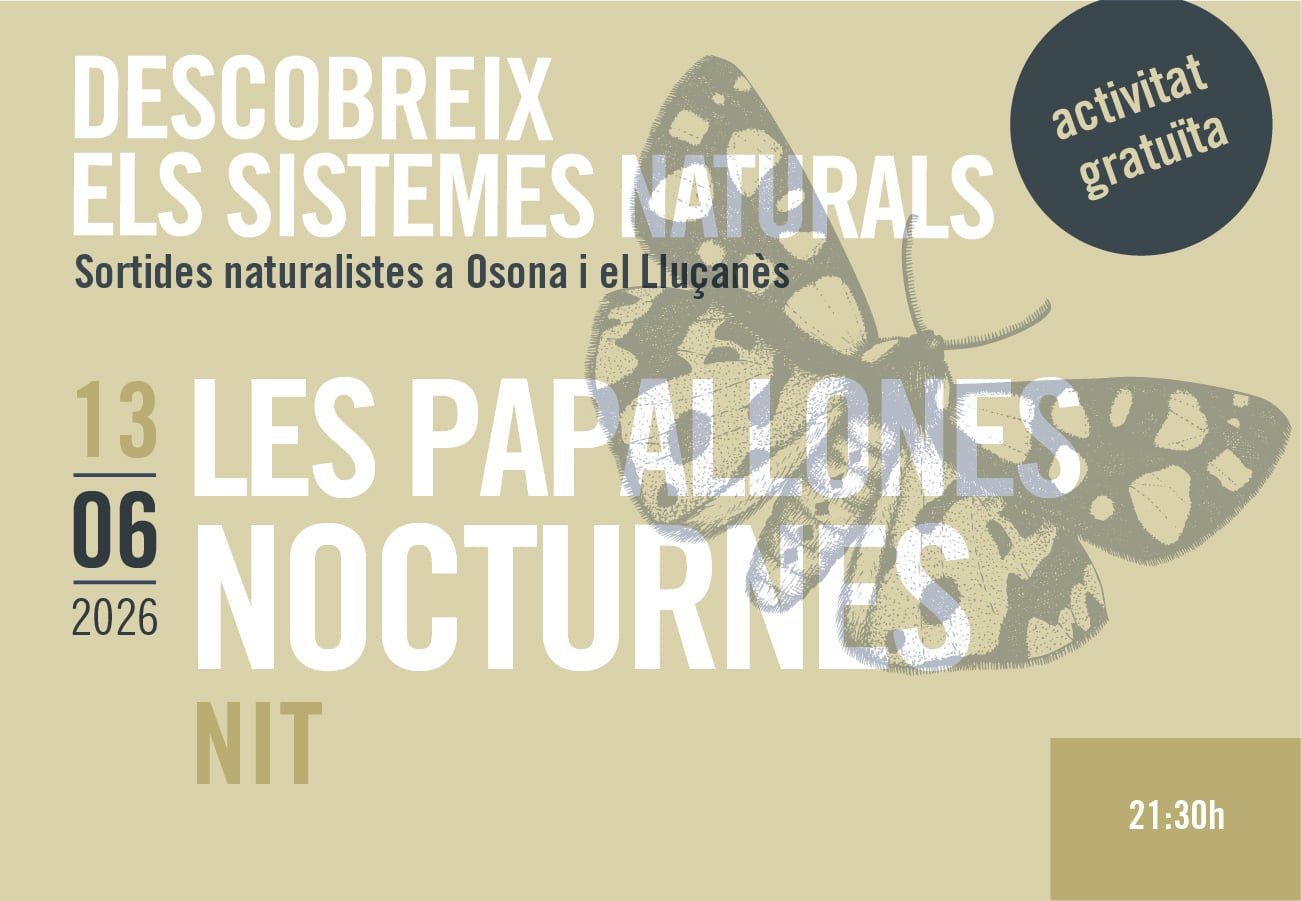 Les Papallones Nocturnes. Sortides naturalistes 2026