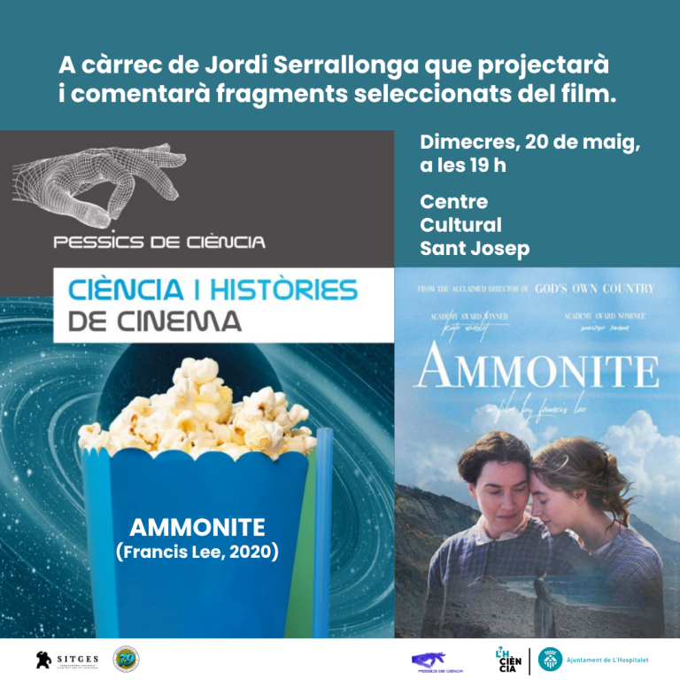 Ciència i històries de cinema: Tertúlia sobre la pel·lícula: Ammonite (Ammonite; Francis Lee, 2020)
